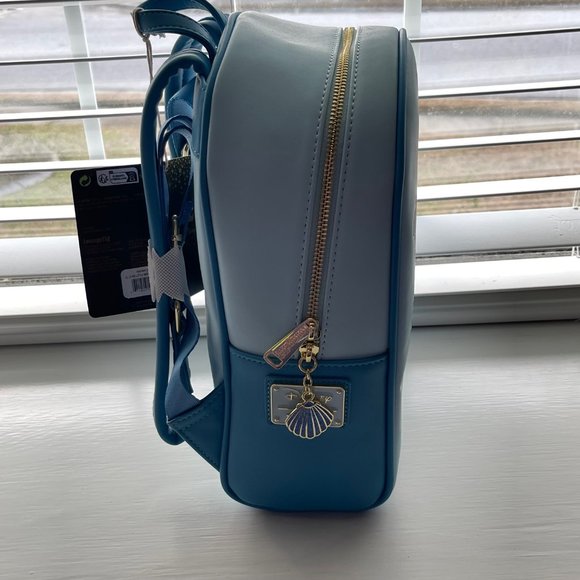 Loungefly Disney Ariel Stained Glass Backpack New - Picture 8 of 10
